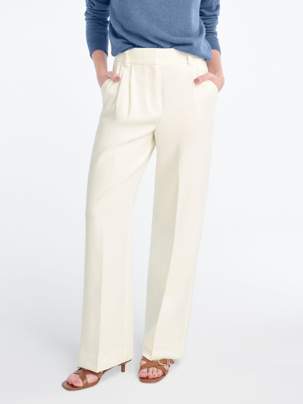 Favorite Daughter The Petite Favorite Pant Trouser Bottoms Wide Leg High Rise